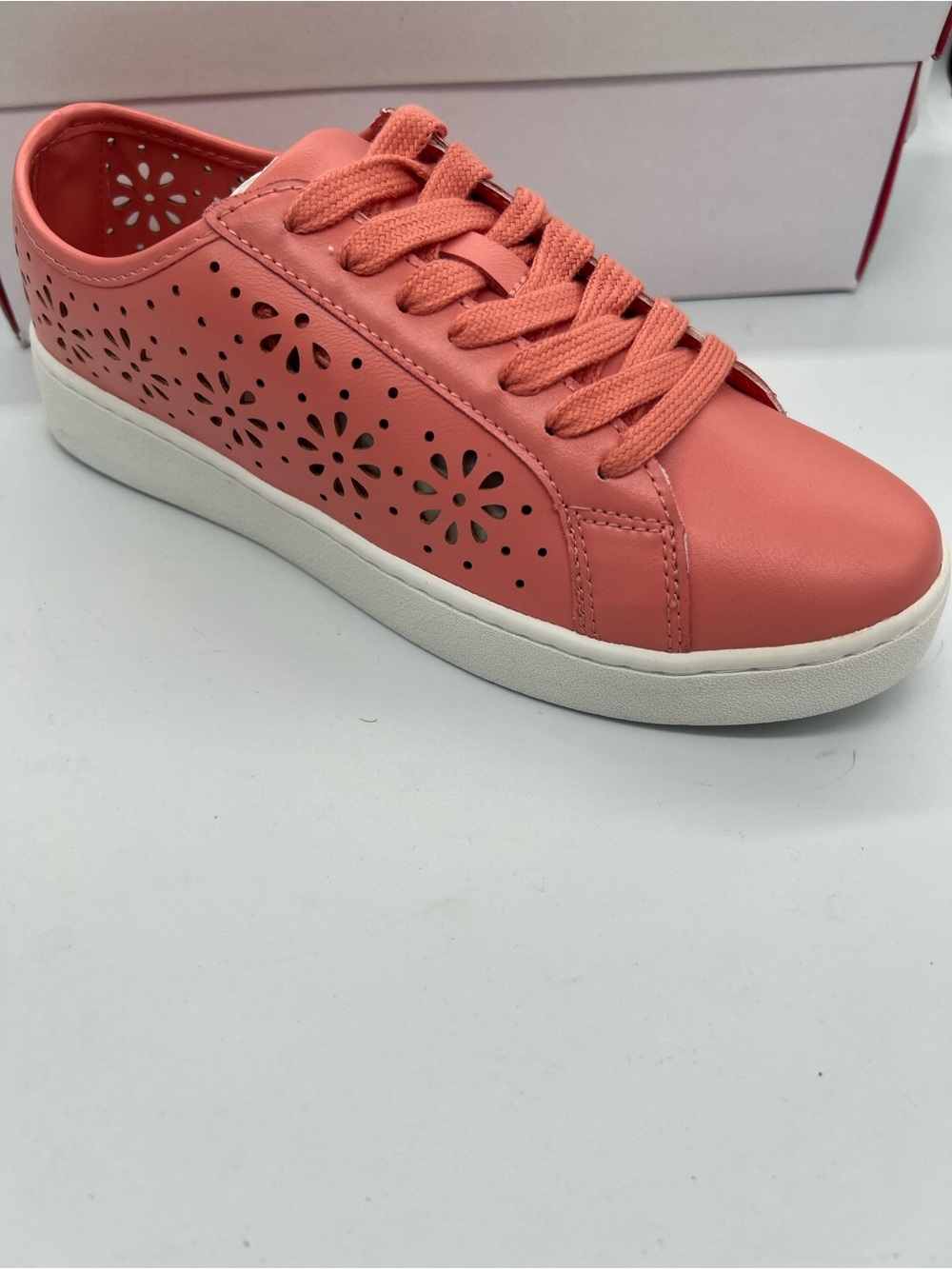 Isaac Mizrahi Women’s Coral Lace-Up Casual Sneakers - Picture 4 of 6